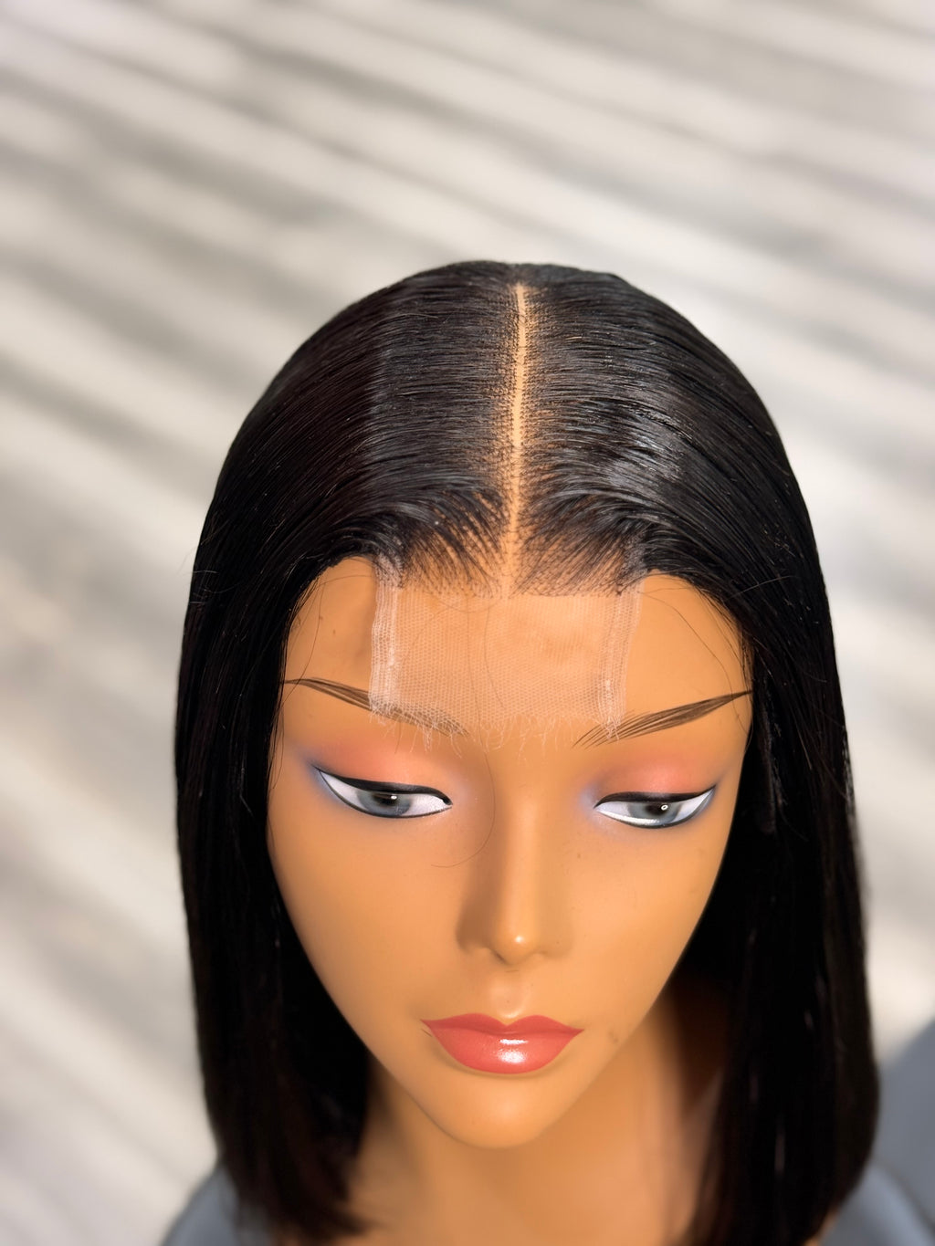 12” 2x6 glueless raw human hair wig