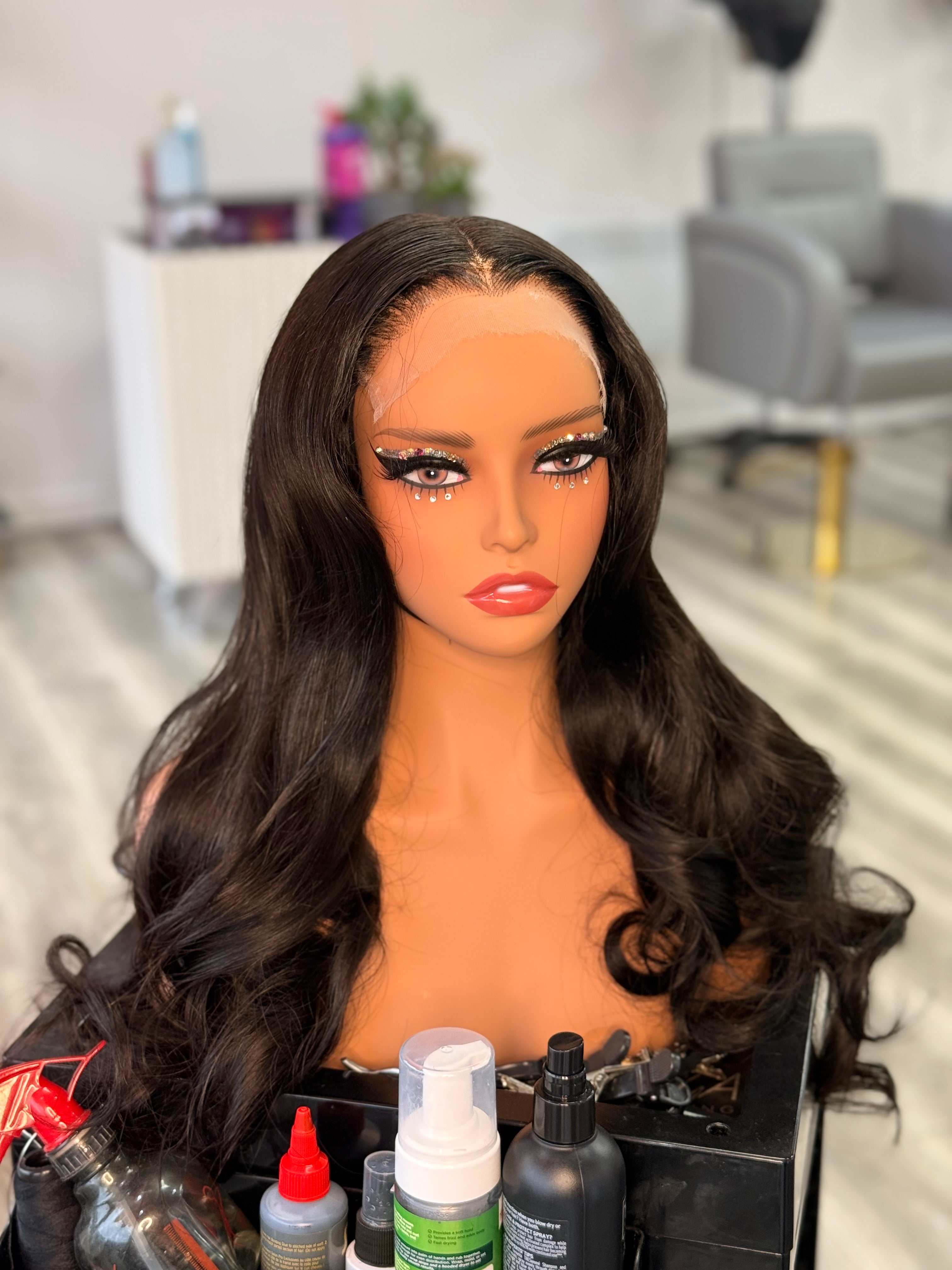 20” raw bodywave wig(100% human hair)