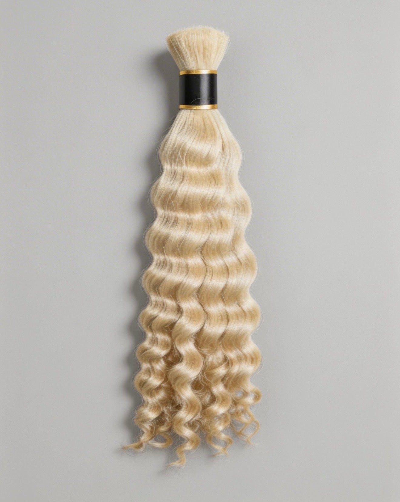18” deep wave bulk hair bundles for boho/goddess braids