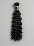 18” deep wave bulk hair bundles for boho/goddess braids