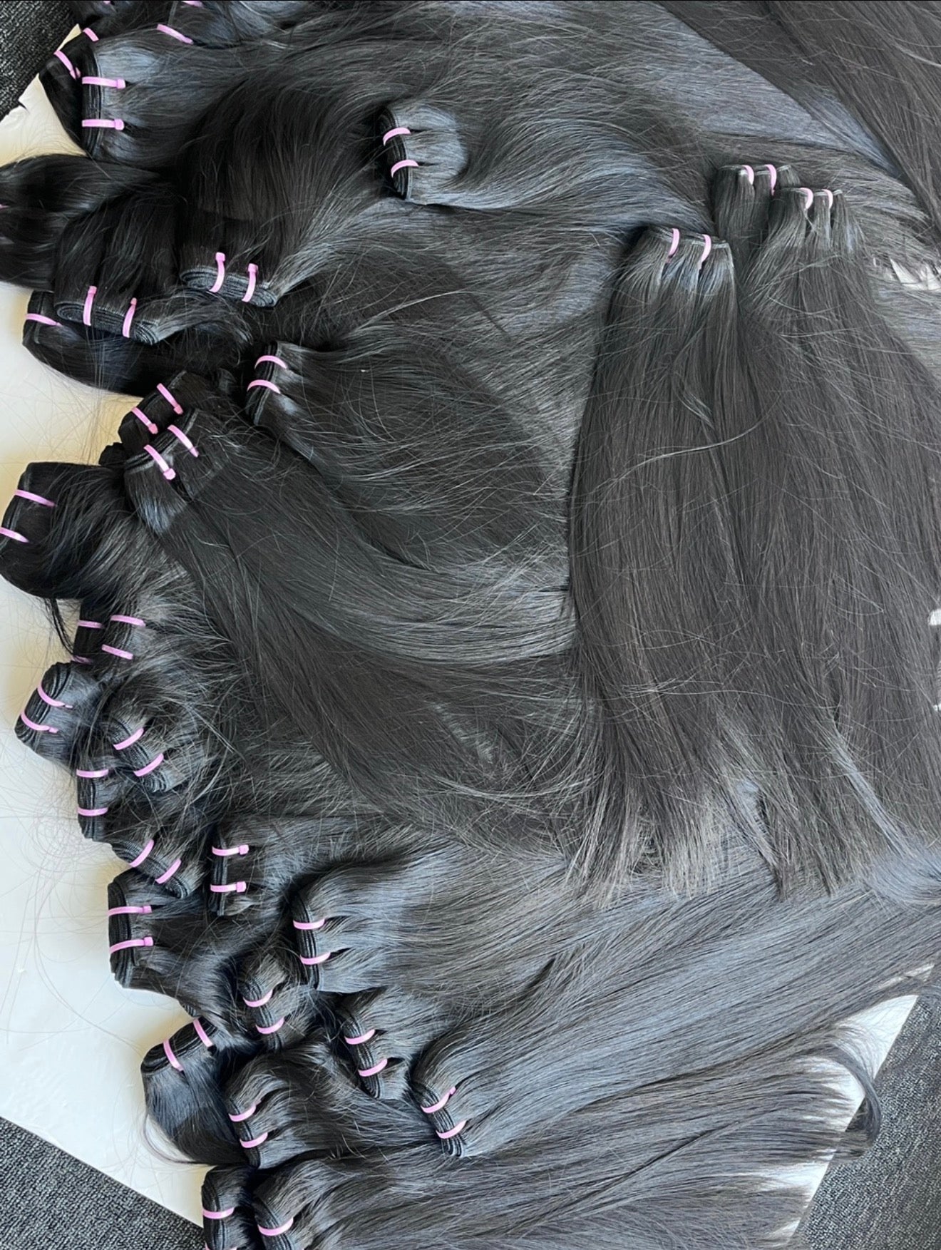 Raw straight bundles- 1B (Natural Black)