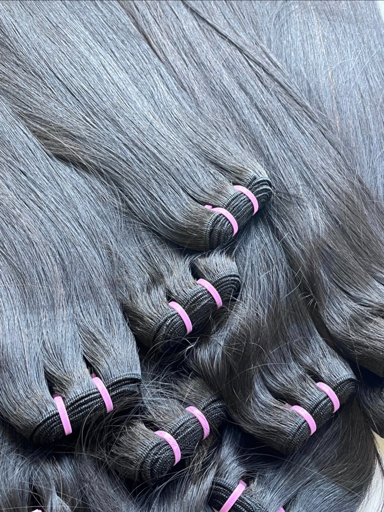 Raw straight bundles- 1B (Natural Black)